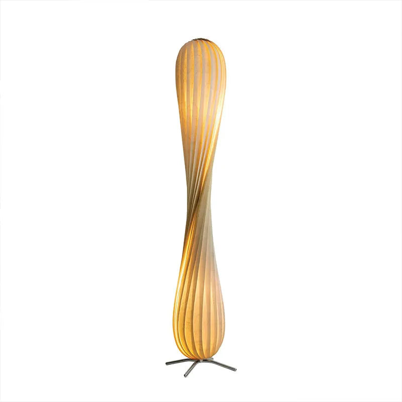 Nordic Wood Veneer LED Table Lamp